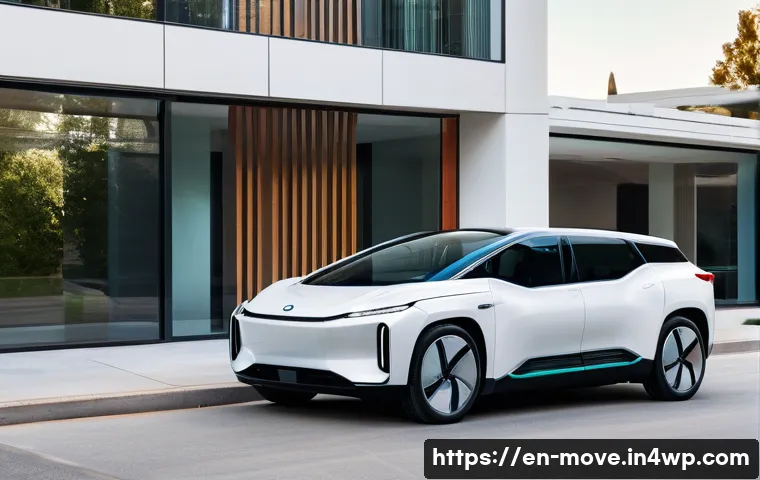 모빌리티 기술의 혁신을 주도하는 스타트업 - **Prompt:** A sleek, ultra-efficient electric vehicle, inspired by Aptera's aerodynamic design with ...